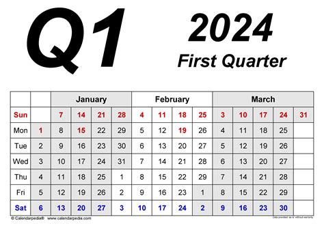 Quarterly Results Calendar 2024 .